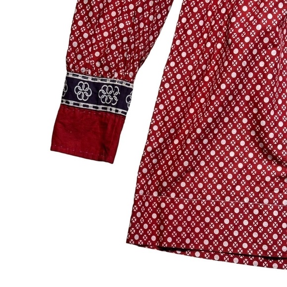 Alix of Bohemia Red Ruby Doll Long Sleeve Mini Dress US L - Picture 11 of 13